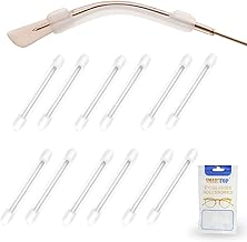 Silicone Eyeglasses Temple Tips Sleeve Retainer, Anti-Slip Elastic Glasses Ear Grip Comfort Eyeglasses Retainers Behind The Ears for Reading Glasses Sunglasses