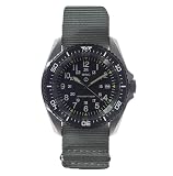MWC Diver Automatico Acciaio Nero Ceramica Zaffiro Datario Tessuto Uomo Orologio