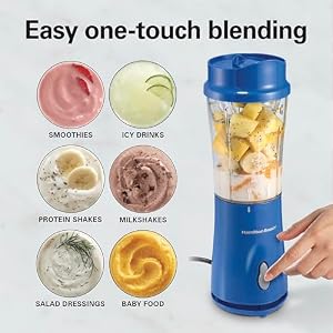 Hamilton Beach Portable Blender for Smoothies With 14 oz. Travel Jar — photo 4 of 6