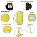 EpiPen Medical Carrying Case Insulated, Travel Medication Organizer Bag Emergency Medical Pouch, Fits 2 EpiPens, Asthma Inhaler, Anti-Histamine, Auvi-Q, Allergy Medicine Essentials, Bright Yellow