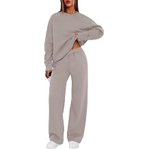 Sweatsuits Women 2 Piece Outfit Matching Lounge Sets Fall Outfits 2025 Fashion Clothing Crewneck Track Suits
