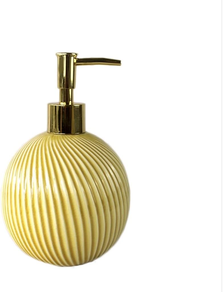 moisture Soap Dispenser Set Ceramic Soap Dispenser, Liquid Soap Dispenser for Kitchen, Lotion Dispenser, Bathroom Lotion, Lotion Bottle Home Soap Dispenser (Color : A)