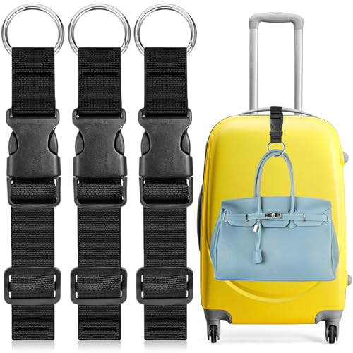 Image of Add a Bag Luggage Strap,Luggage Strap,Luggage Straps for Suitcases,Luggage Accessories,Luggage Accessories for Suitcases,Luggage Straps to Connect Two Suitcases,Backpack Accessories,Backpack Straps