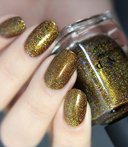 Image of ILNP Sparks May Fly - Ethereal Dijon Yellow Holographic Nail Polish