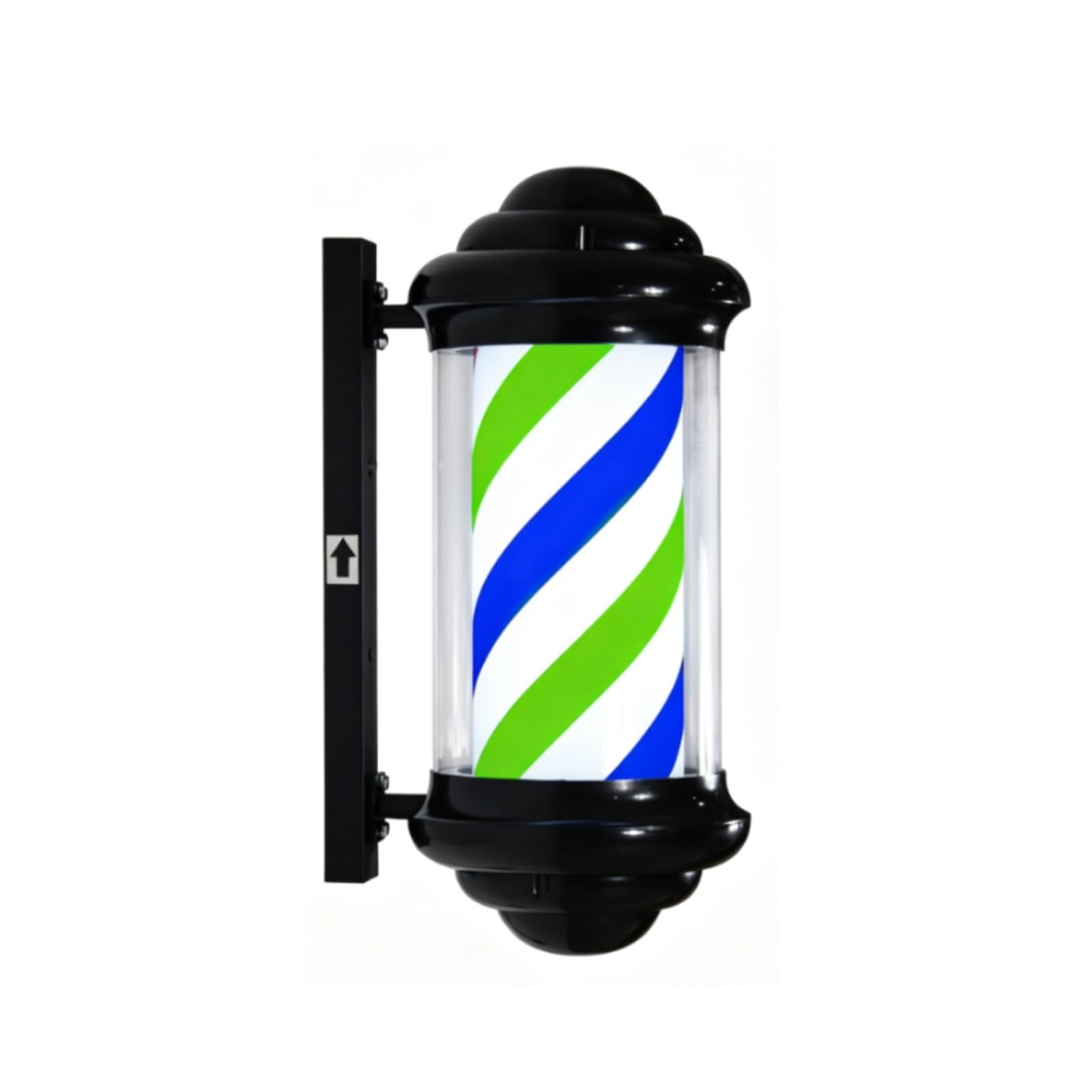 Barber Pole Rotating LED Strips Light Traditional Barber Pole