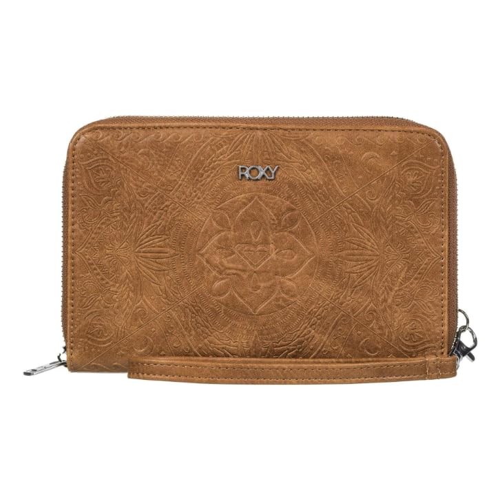 Roxy Women's Wallet | ID Window | Passport Window | Zip Closure | Card Slots | Travel | Everyday Carry | Faux Leather