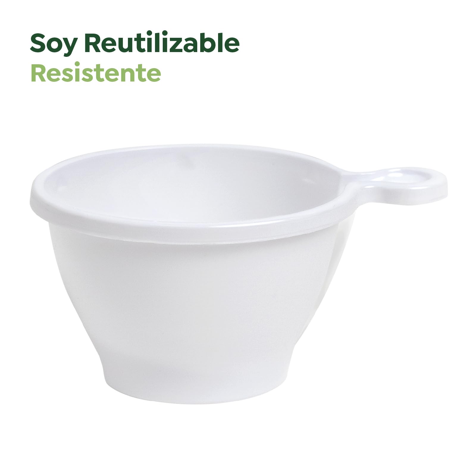 700 Tazas de Café Reutilizable Blanca - 170 cc (6 oz) - Vasos Desechables - Perfecta para Catering, Oficinas y Eventos - Ideal para Hostelería - EXTRA RESISTENTE