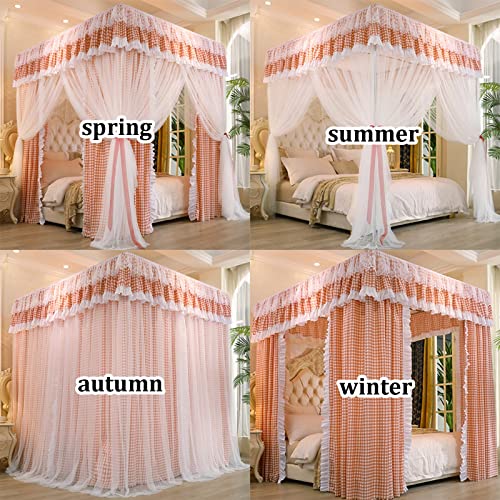 Dosel para cama contra el polvo y la luz con mosquitera transpirable estilo 4 4
