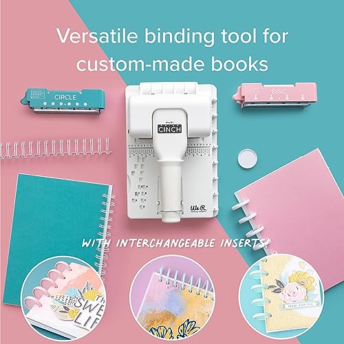 We R Memory Keepers Multi Cinch Kit (2 in 1 Circle & Disc) Book Binding Art Crafts Sewing Scrapbooking Journaling Printmaking Paper Craft Office Home Card Stock DIY Card Making Sticker Machine by We R Memory Keepers - Image 3