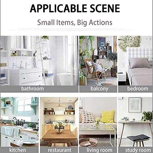 FUYAO Wall Mounted Folding Table, Fold Down Floating Desk for Small Spaces - Laundry Folding Table, Drop Leaf Table - Kitchen & Dining - Space-Saving Solution 6 FUYAO Wall Mounted Folding Table, Fold Down Floating Desk for Small Spaces - Laundry Folding Table, Drop Leaf Table - Kitchen & Dining - Space-Saving Solution - Image 6