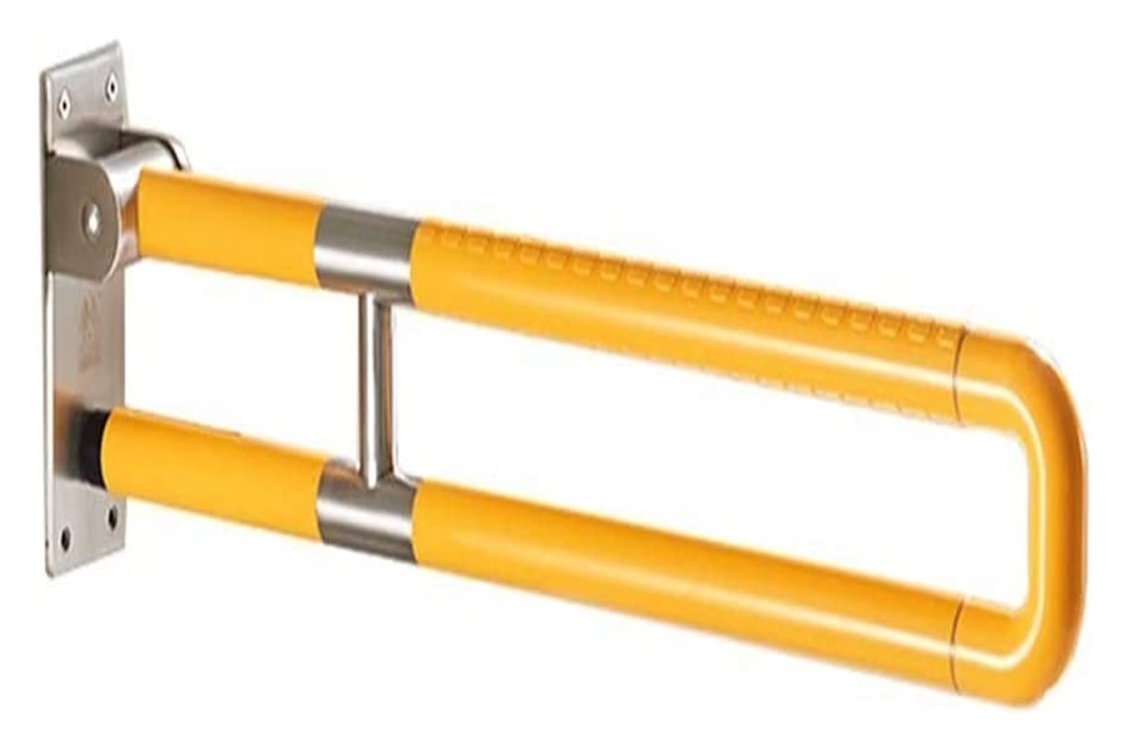 Barras de agarre plegables de acero inoxidable con ventosa de acero inoxidable, soporte de seguridad, reposabrazos de seguridad para montar en la pared (color: a)
