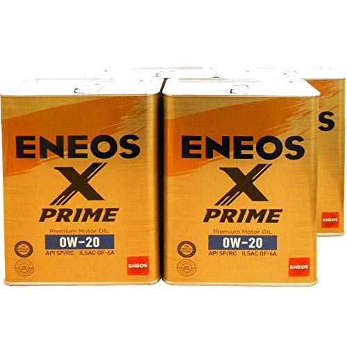 ENEOS X PRIME エンジンオイル 0W-20 SP/RC GF-6A 4L×4缶