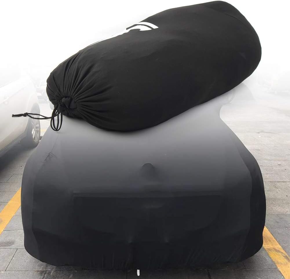 Cnamid5 Automotive Dustproof UV-Resistant Cover, Indoor/Outdoor Full Exterior Protection Replacement Kit For VW Sedan Black