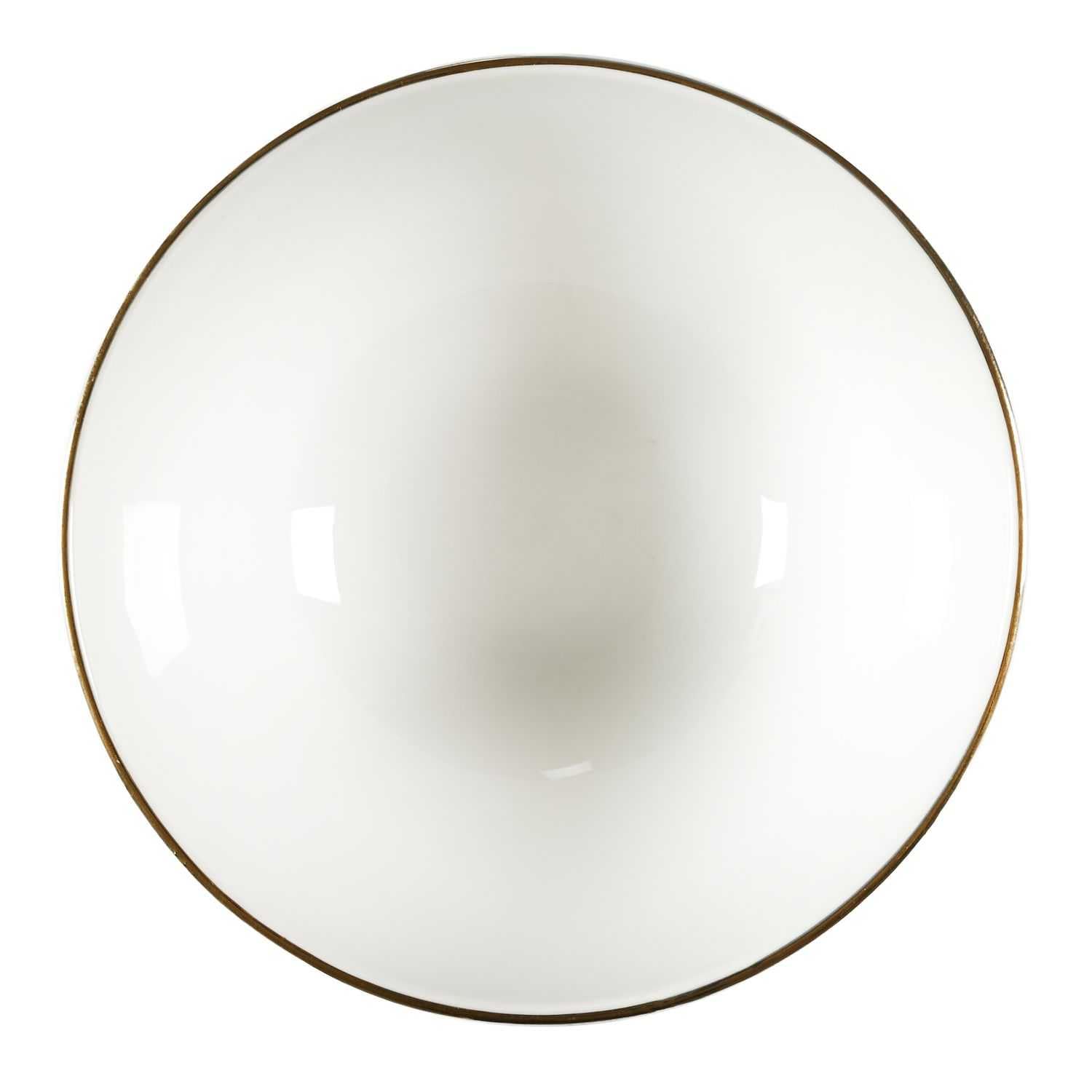 HOME DECO FACTORY - KA0539 Juego de Vajilla de Porcelana 12 Piezas - Diseño Elegante con Borde Dorado - Vajilla Versátil - Apta para Lavavajillas - Blanco 12 Pcs