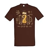 Pampling Camiseta Beer Anatomy (Talla M) - Camiseta Cerveza - 100% Algodón - Serigrafía