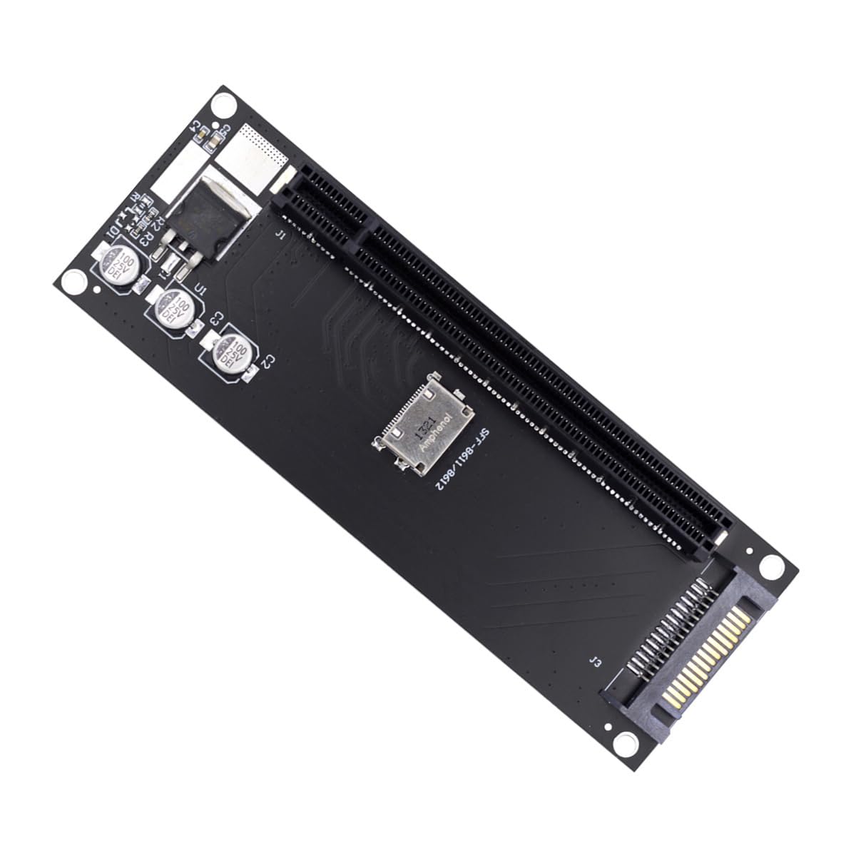 Oculink SFF-8612 SFF-8611 to PCIE PCI-Express 16x 4X Adapter with SATA Power Port for Mainboard Graphics Card-picture-29