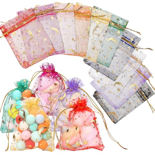 La mejor comparación de Bolsas para joyas , tabla con los diez mejores. 49 Naler 100 Bolsas de Organza para Dulces Bolsitas de 10 Colores con Cordón para Pastelera Regalos de Fiestas Infantiles Recuedos de Boda Bautizo Saquito para Guardar Cositas como...