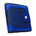 Case-it Open Tab Closure 2-Inch Binder with Tab File, Blue, S-816-BLU