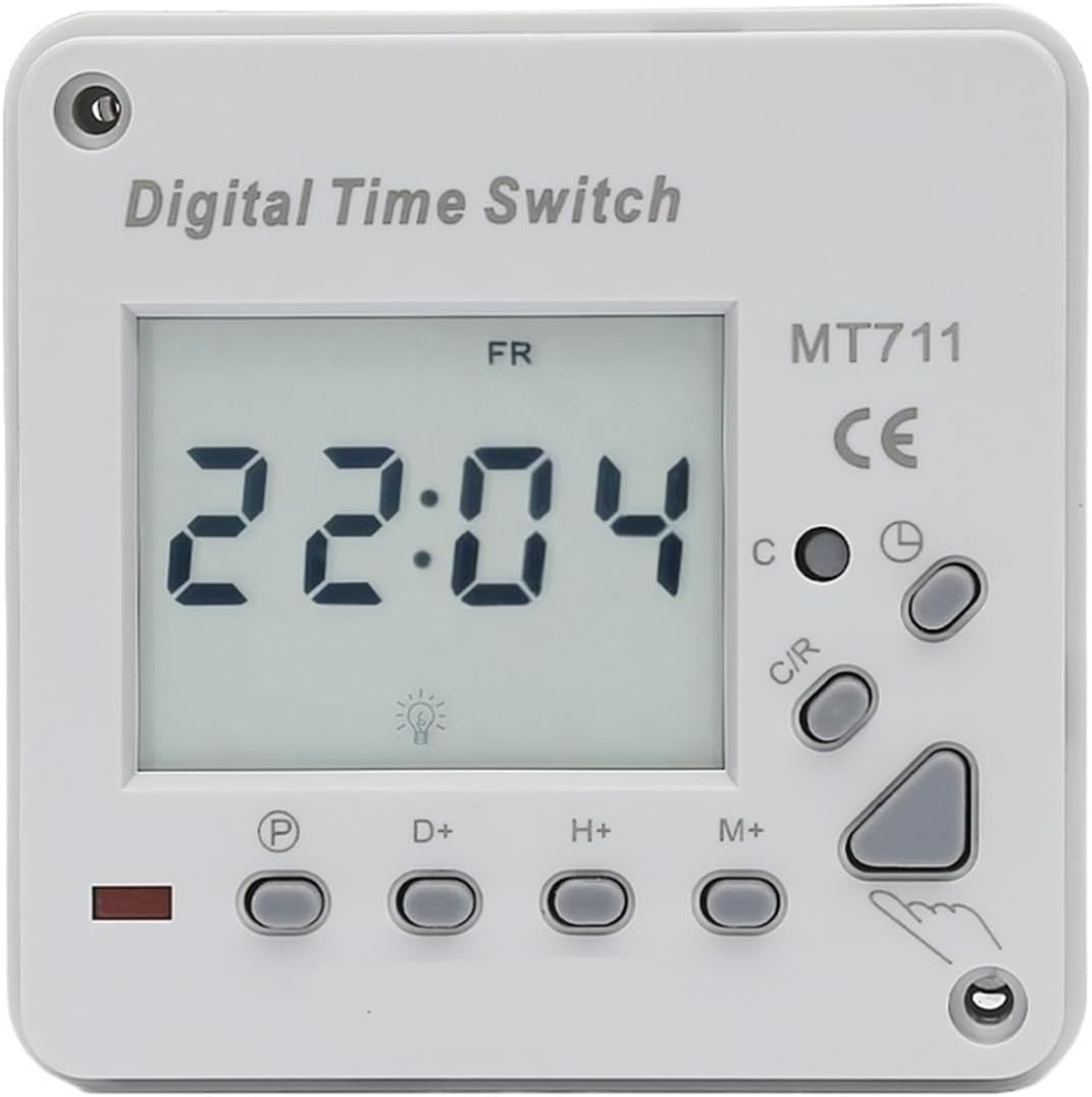 Digital Timer Switch Automatic Electronicl MT711 Programmable Time with Display