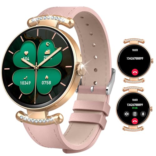 Image of Smart Watches for Women,Answer /Make Call,1.32 inch AMOLED Ultra-Clear Screen Women Watch with Heart Rate,Sleep Monitor, Fitness Watch for Samsung /Android /iOS,100+ Sports Mode,3ATM Waterproof