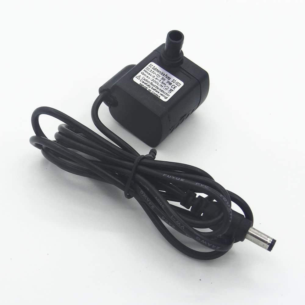 Kaining Men's Black Ato Auto Water Top Off Spare Pump For 3W, Submersible, Aquarium Fish Tank ( Pulg)