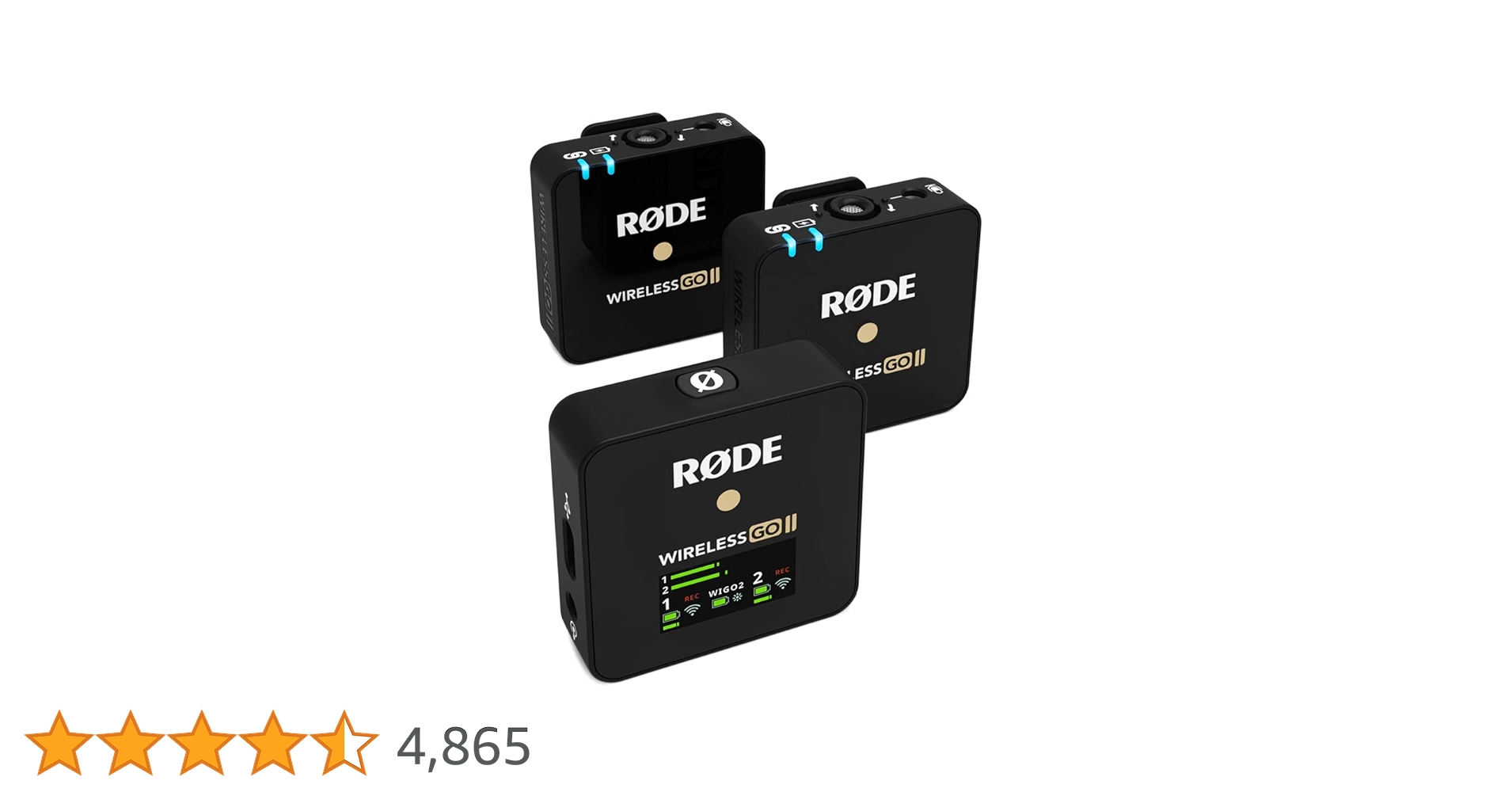 RØDE WIRELESS GO II ワイヤレスマイクセット Rode Microphones Wireless GO II Dual Channel Wireless Microphone