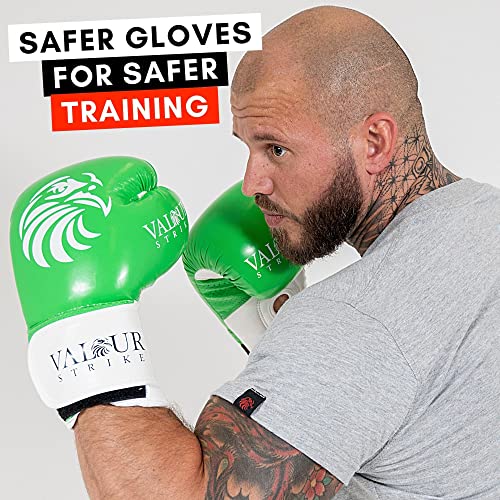 Guantes de boxeo para kickboxing y sparring con ajuste ergonómico Valour Strike 2
