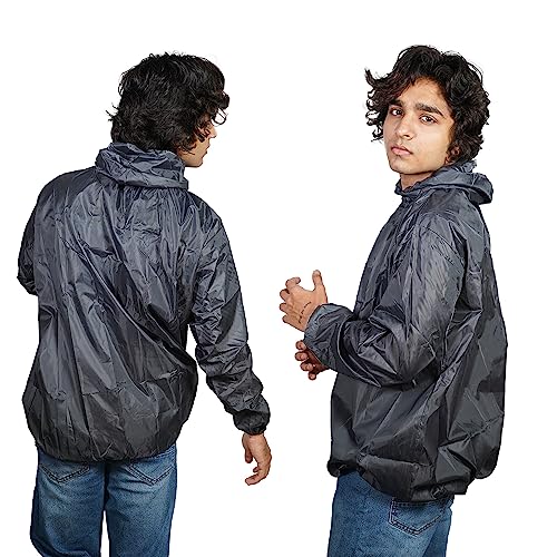 Plume Women's/Men's Waterpoof Transparent Pocket RainCoats/Hooded