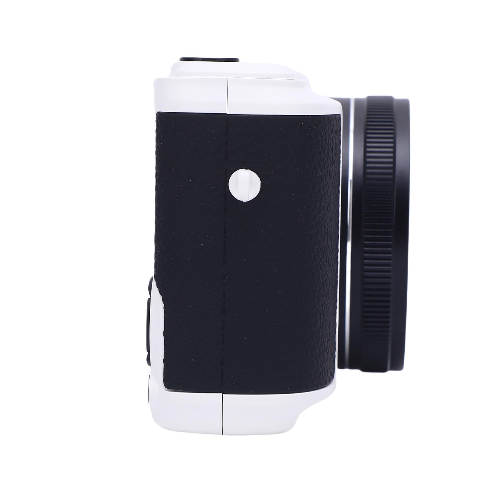 Camera Digitale 4K per Fotografia, Videocamera Video Mirrorless Retriole 16x con Schermo a Flip a 180 °, Fotocamera Selfie AutoFocus da 64 MP per Viaggi (WHITE)