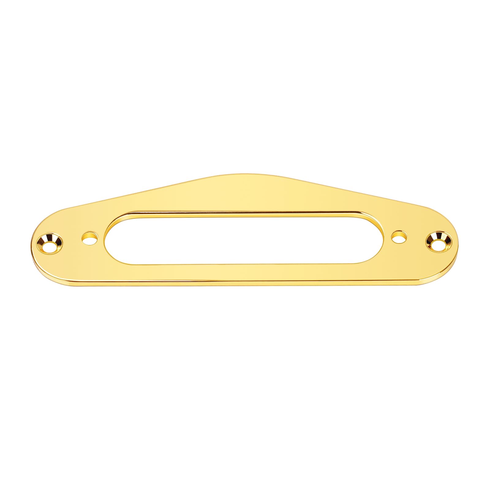 Banworks Single Coil Pickup Cover Mounting Ring Tele Neck Pickup Frame Metal Pickup Cover Plate Ring JT/SYQG-10 Golden - Image 4