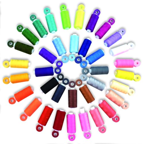Kit 72 piezas De Bobinas De Hilo Para Coser 36 Colores miniatura 1