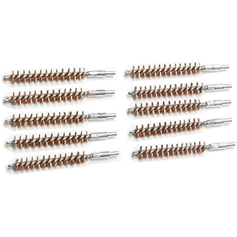 Cal 30, 308, 7.62, 7.5, Rifle Bore Brushes, 10-Pack, Phos Bronze Cover