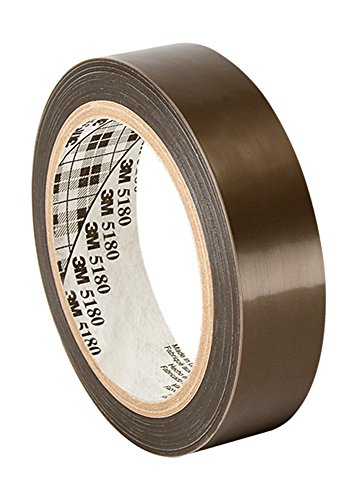Image of 3M PTFE Film Electrical Tape 60, 0.563 inch Width x 36yd Length (1 roll), Translucent