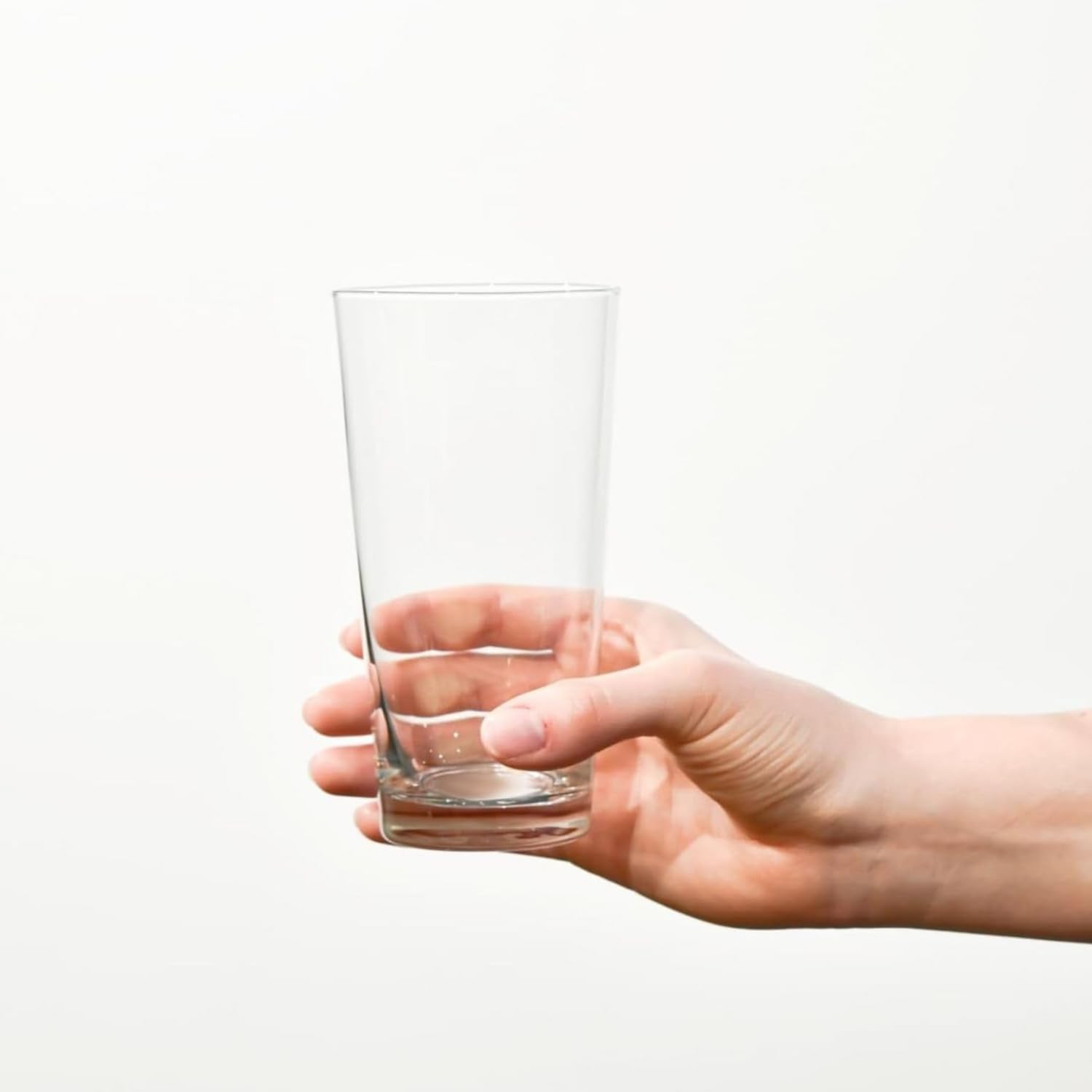 Krosno Alto Bicchieri Acqua Succo Vetro | Set di 6 | 380 ML | Collezione Pure | Ideale per la Casa, Ristorante e Ricevimenti | Adatto alla Lavastoviglie