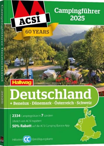 ACSI Campingführer Deutschland 2025: Inkl....