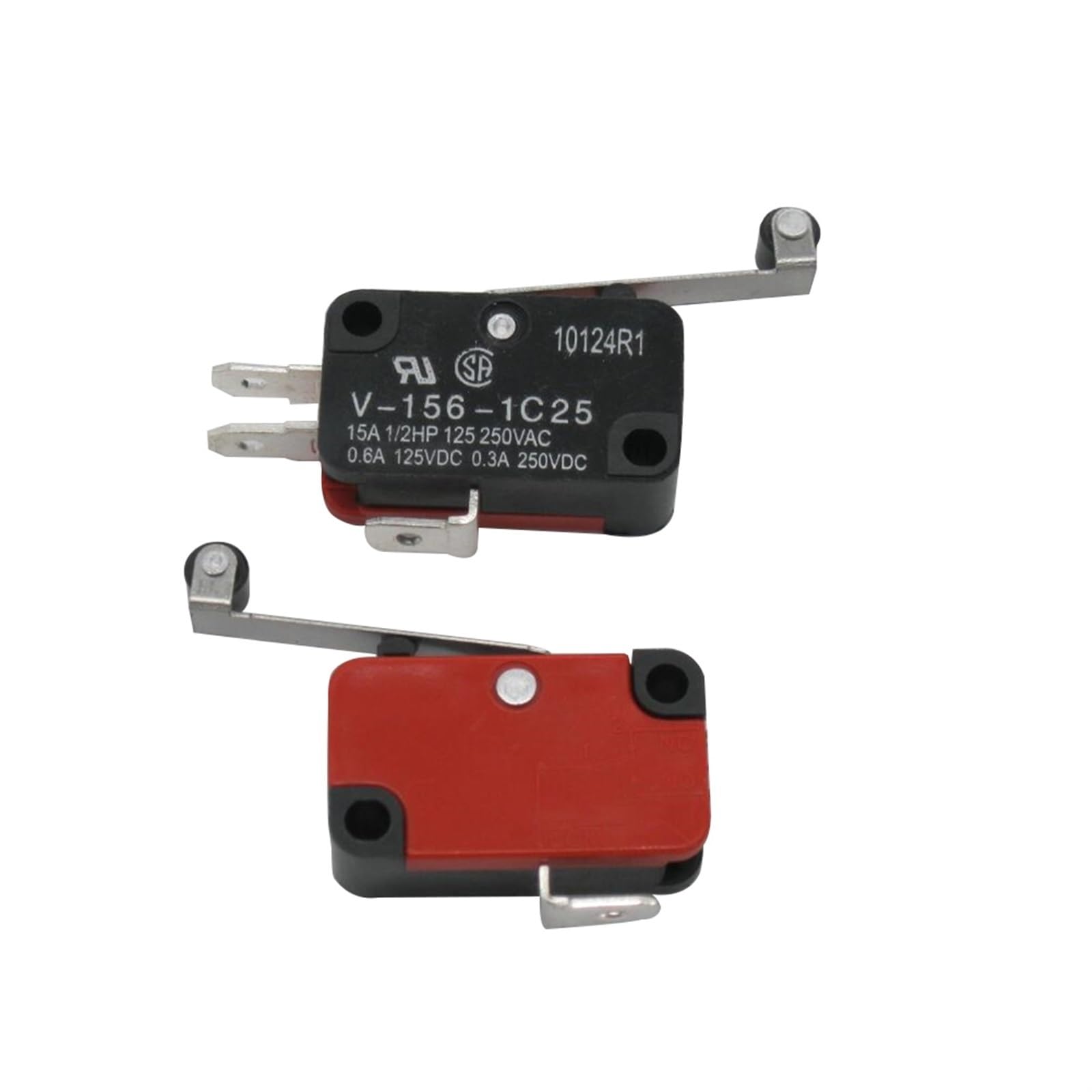 Micro interrupteur momentané V-156-1C25 de fin de course SPDT à levier pour routeur CNC et imprimante