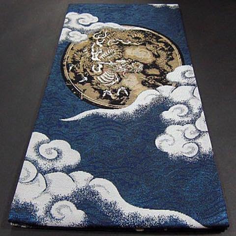 Amazon.co.jp: 西陣織袋帯 狩野探幽 雲龍図作をモチーフに 龍『綿芯 