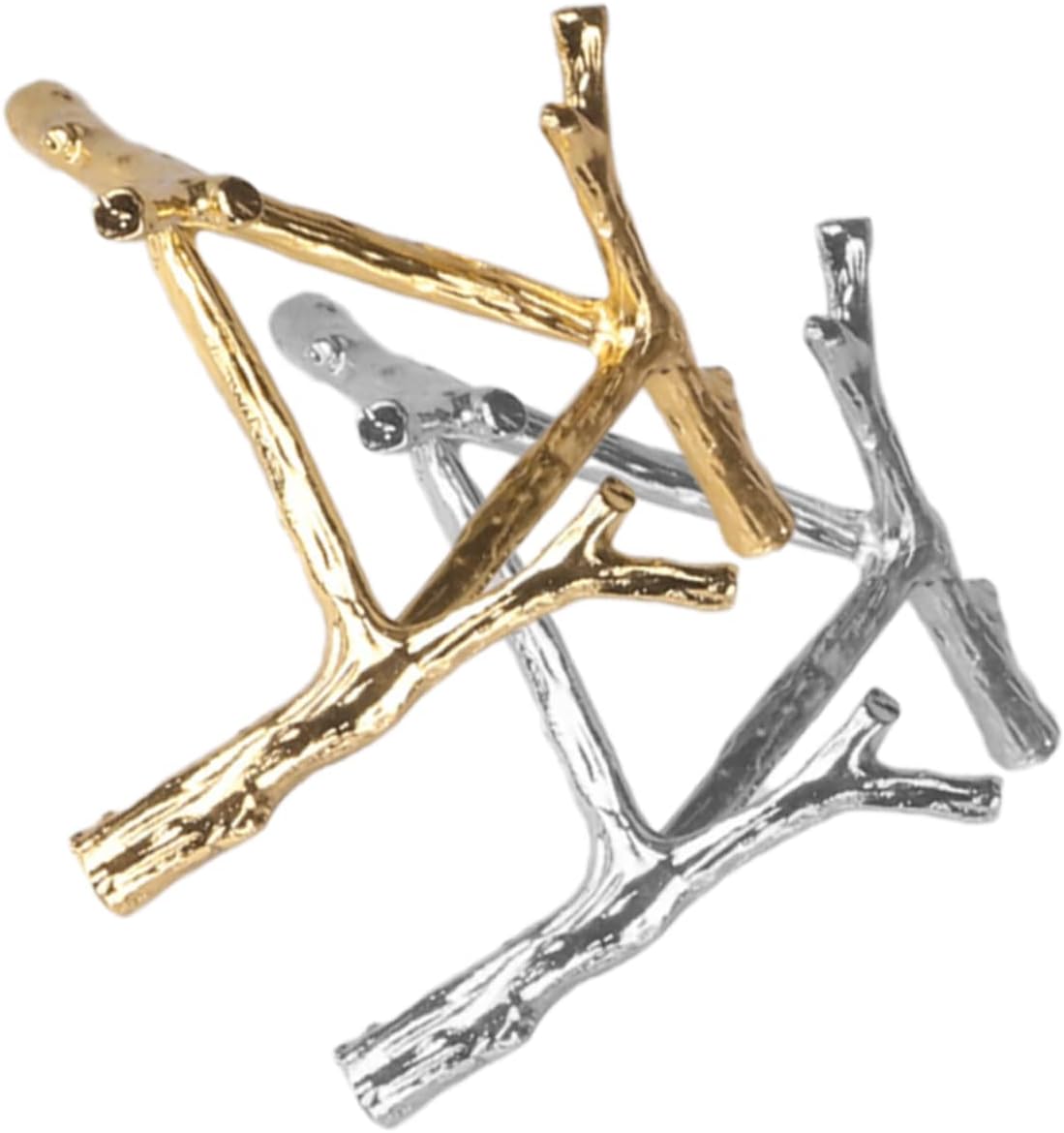 STOBAZA 2Pcs Metal Crystal Ball Holder Triangular Stand for Home Decor Gold Color Display Base for Spheres Decorative Crystal Sphere Rack for Office and Living Room