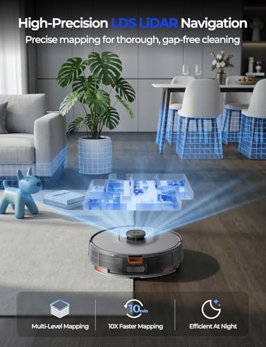 Robot Vacuum with Self-Emptying Station