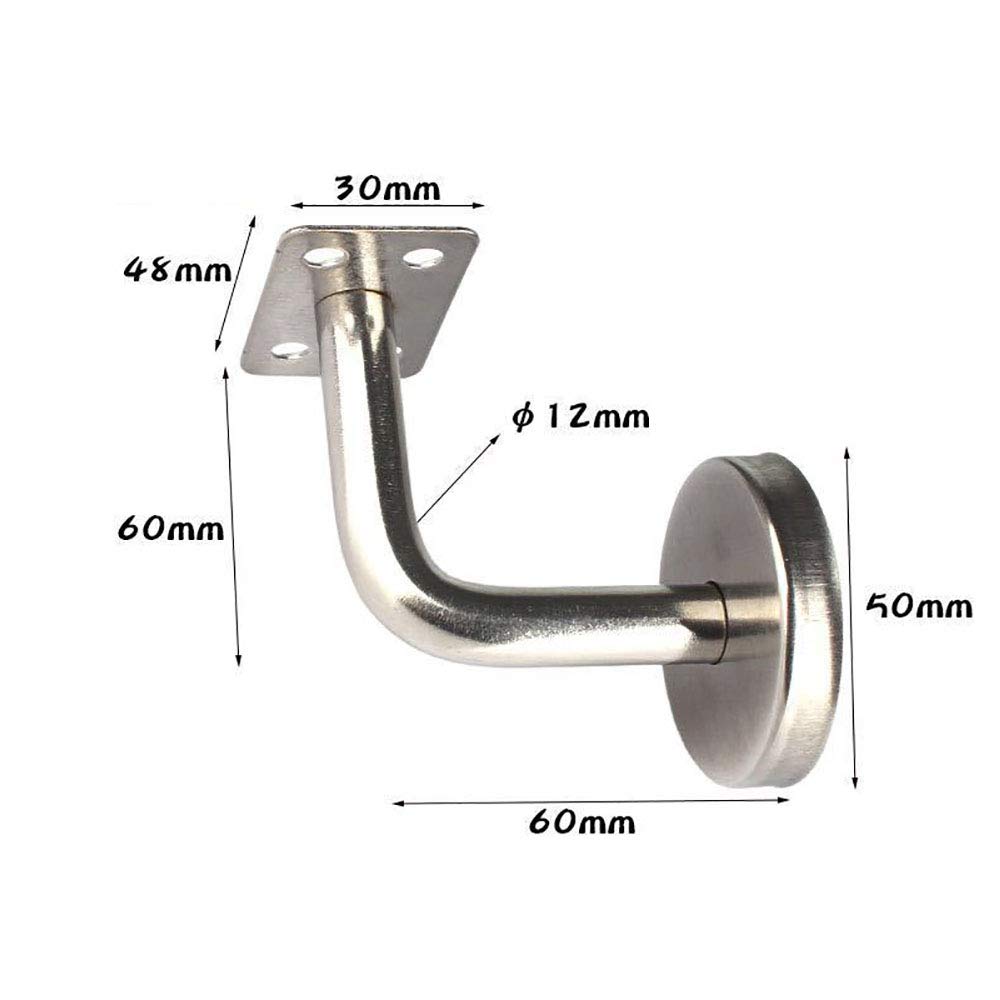 Stainless Steel Wall Mounted Stair Handrail Bracket Banister Rail - View #11