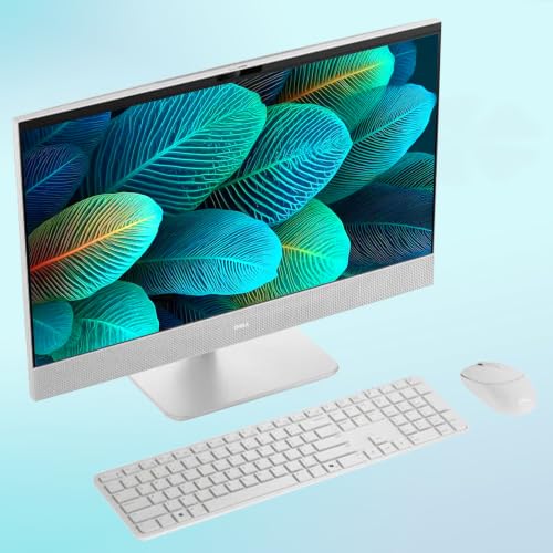 Image of Dell 24 inch All-in-One Desktop PC, FHD (1920x1080) Touchscreen, Intel Core Ultra 7 355, 16GB DDR5 RAM, 1TB PCIe SSD, Intel Graphics, Copilot+ PC, Wi-Fi 7, Bluetooth 6.0, USB Type C, Windows 11 Home