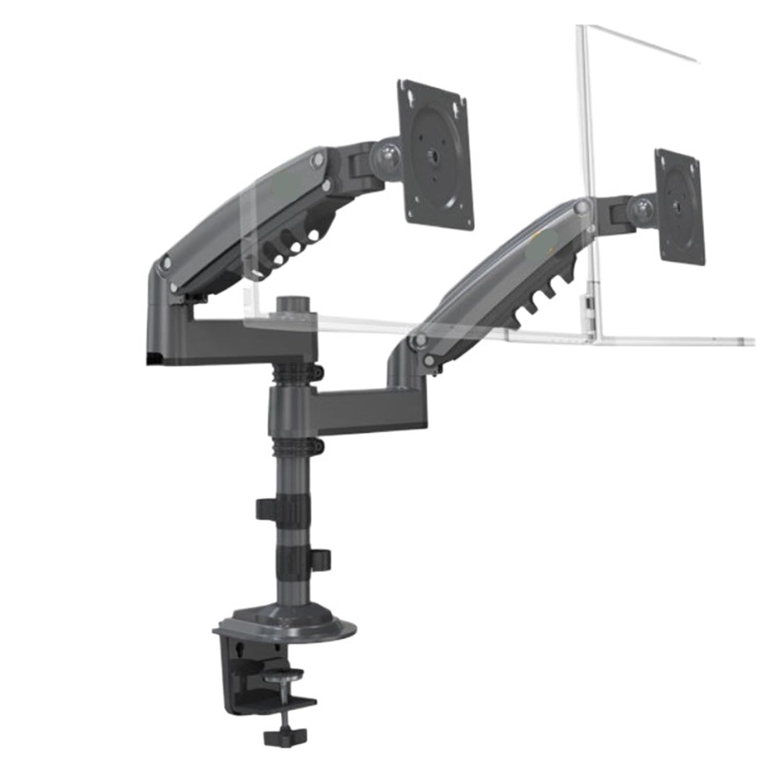 Ikpgbzxm One Color H180 Dual-Screen Monitor Stand With Desktop Height And Rotation