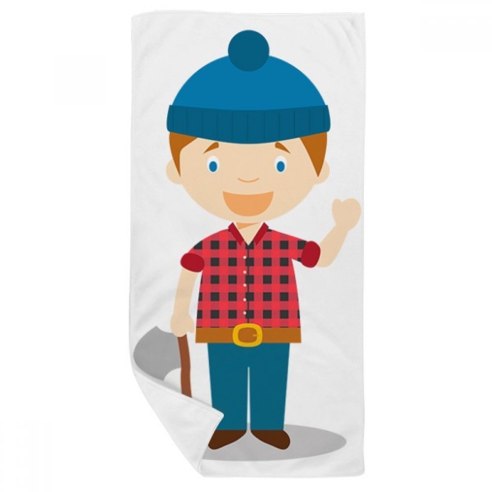 Gant de toilette doux style Canada cartoon pour le visage et les mains