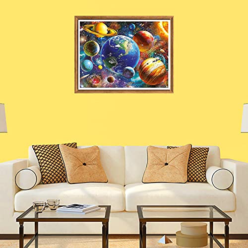 Bimkole 5D Diamond Painting Kits Earth Universe Starry, DIY Diamant Schilderij Kit Full Ronde Boor Crystal Strass… - Image 5