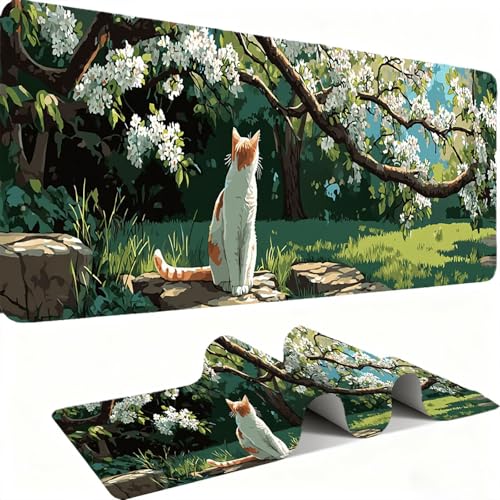 Mousepad de bureau ultra mince grand format 120x60cm pour PC gamer