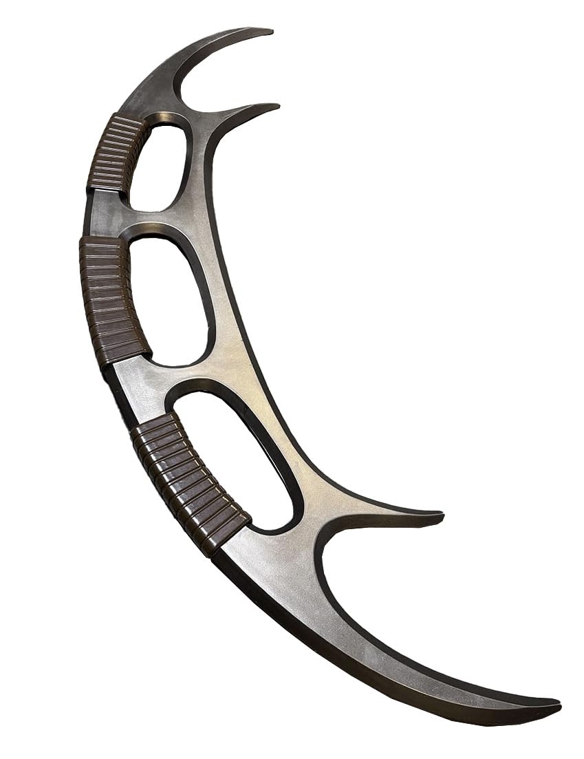 Factory Entertainment Star Trek: The Next Generation Klingon Bat'Leth LARP Stunt Prop Replica Silver