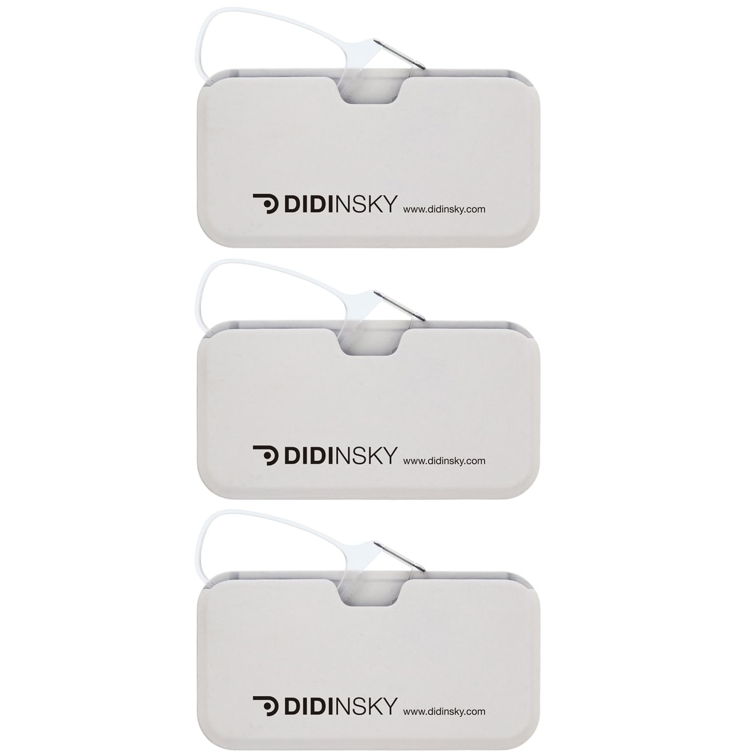 DIDINSKY Moma Occhiali da Lettura Senza Aste, Anti Luce Blu | Design senza aste, piatto da tasca · Per leggere da vicino · Anti luce blu · Ingrandimento +1.0 a +3.0 · Custodia inclusa