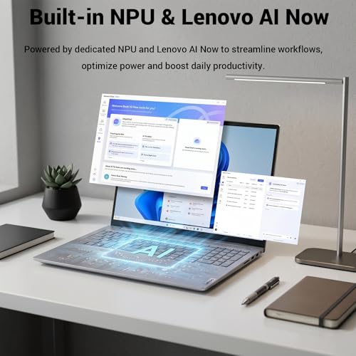 Image of Lenovo ThinkBook 16 Gen 8 Business AI Laptop, Intel Core Ultra 9 185H, 16 inch FHD+ IPS, 32GB DDR5, 1TB PCIe SSD, Wi-Fi 6, HDMI, Fingerprint Reader, IR Camera, AI-Ready, Windows 11 Pro, Grey, w /Bundle