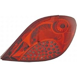 Foco Peugeot 207 HELLA 2VP 354 038-011 Piloto posterior - Lámparas incandescentes - izquierda