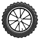 Yctze 10in Reifenrad Felge, 2.5010in 60/10010 AntiRutsch Reifen für PIT PRO Trail Dirt Bike Thumpstar, Ersatzreifen aus Gummi, Dirt Bike Zubeh?r